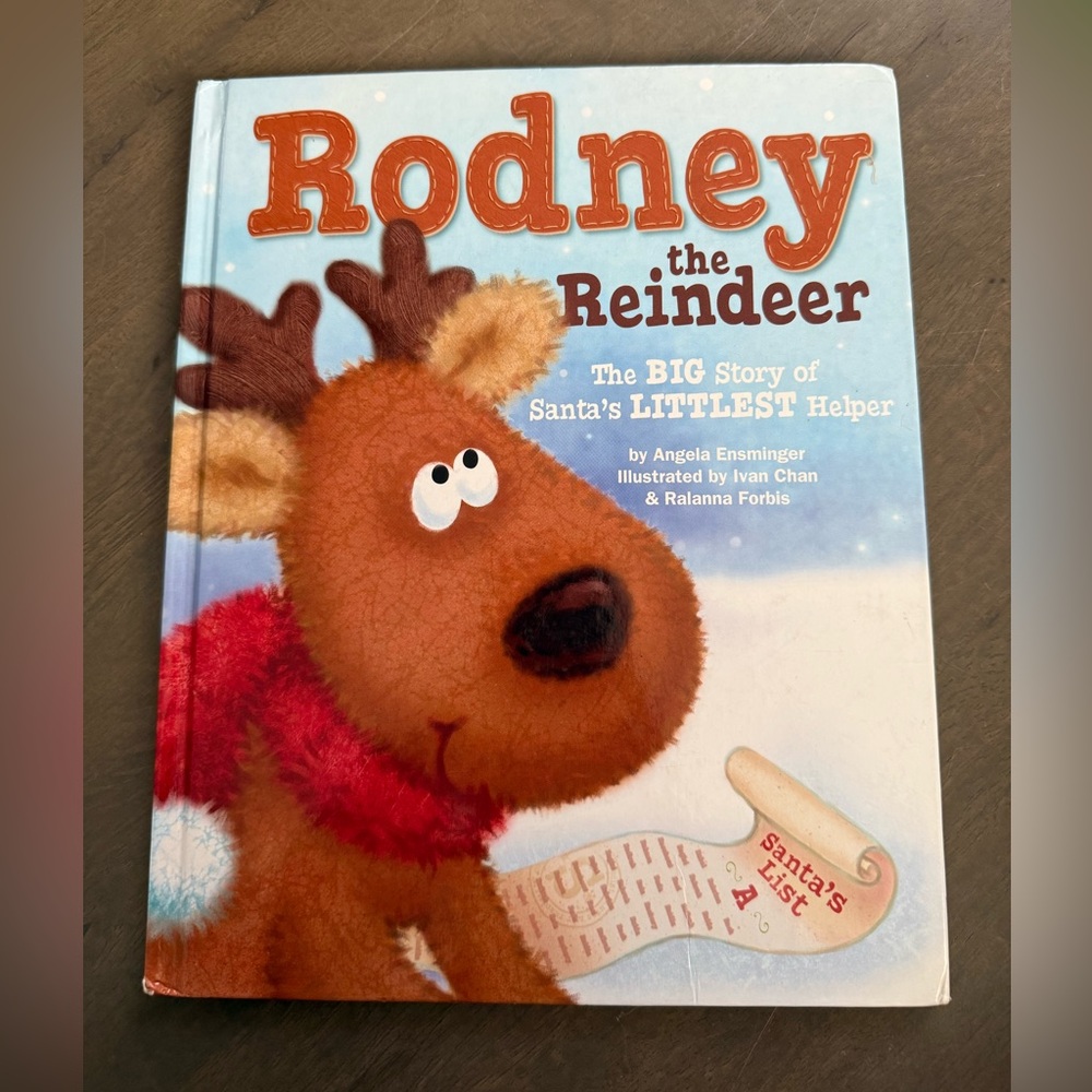 Rodney the Reindeer Children's Hardcover Book